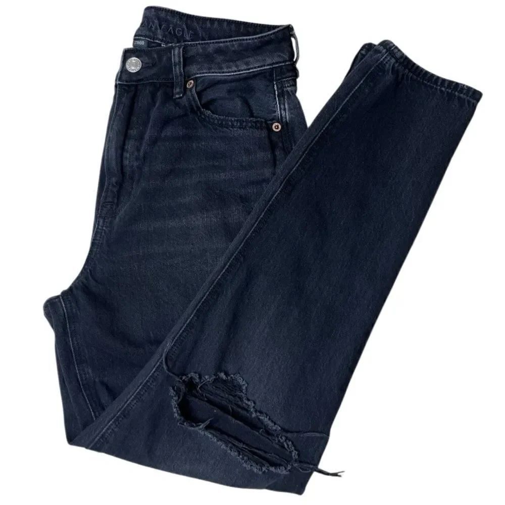 American Eagle Outfitters Strigid Black Skinny Jeans Size 4